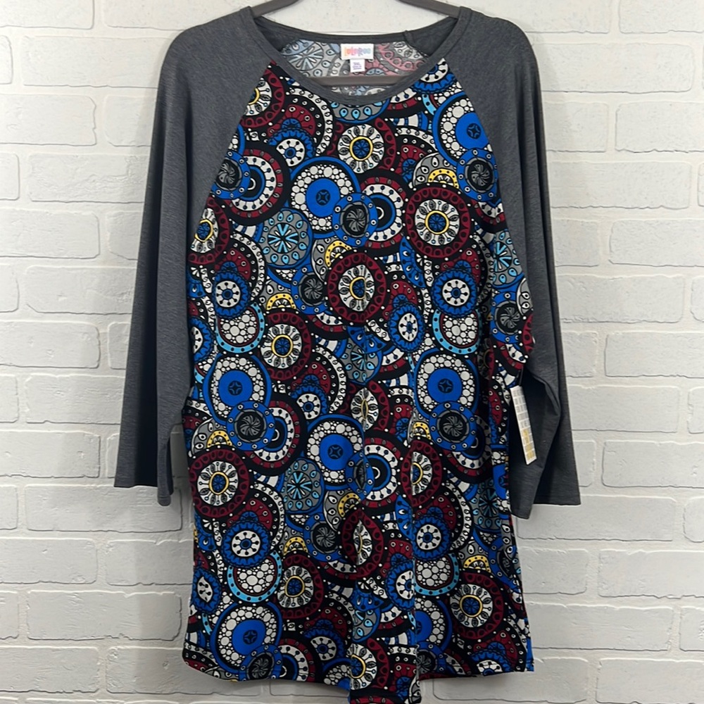 LuLaRoe Randy 3/4 sleeve shirt - NWT 3XL